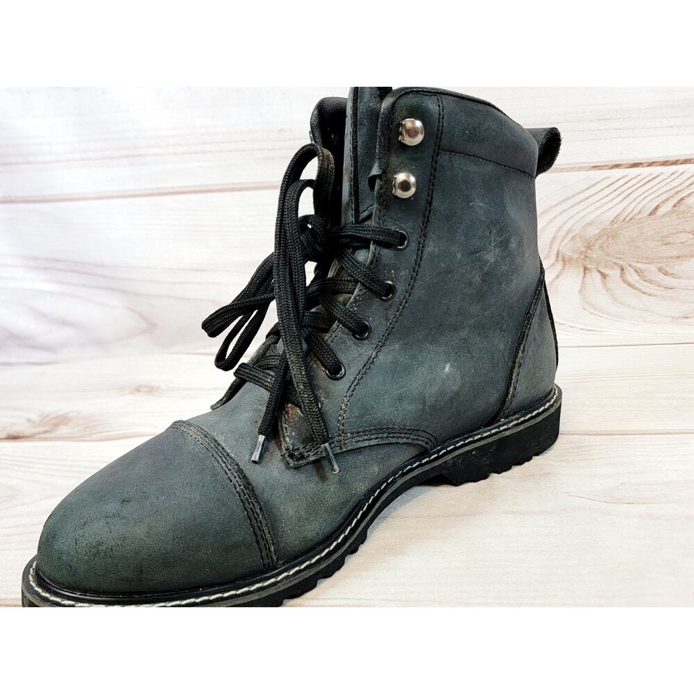 Street & Steel 126365 Riding Reinforced Toe Black Leather Boots - Men’s Size 11 - Picture 13 of 16